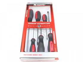 Набор отверток 3-х комп.рукоятка 6шт. М13351 CrV