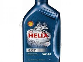 Масло моторное SHELL Helix (HX7)   синий 1л  SN/CF 5w40