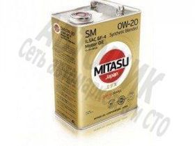 Масло моторное MITASU Бензин п/синт. 0w20 SМ  MJ123  1Л