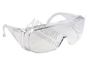Очки защитные открытого типа,прозрач.,ударопрочн.,бок.и верх защита 89155/Сибртех