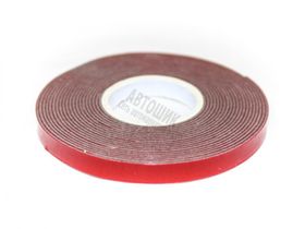 Лента клейкая двухсторонняя красная (6мм х 3метра) 3M