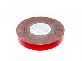 Лента клейкая двухсторонняя красная (10мм х 3метра) 3M