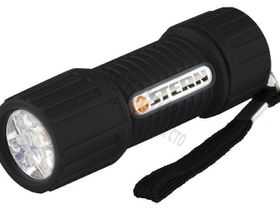 Фонарик светодиод.,черный корпус с мягким покрытием,9LED,3xAAA/М90510/Stern