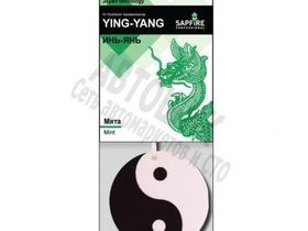 Ароматизатор воздуха подвесной на бумажной основе "Sapfire Ying-Yang" SAP-SAC-2035 Мята