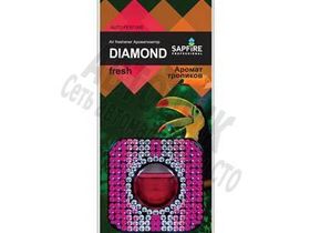 Ароматизатор воздуха на дефлектор гелевый "Sapfire Diamond Fresh" SAP-SAA-0776(T) Тропик