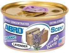 Ароматизатор воздуха на панель органический "ABRO Scent" Лаванда 42г AS-560-LA