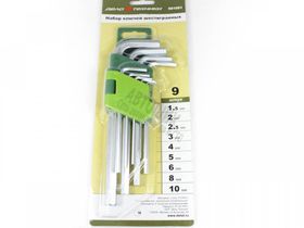 Набор ключей шестигр.с шаром 9шт  562091 ДЕЛО ТЕХНИКИ