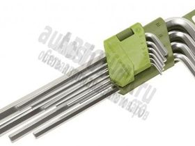 Набор ключей шестигр. 9шт.коротких (1.5 - 10мм) 561091 ДЕЛО ТЕХНИКИ