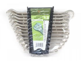 Набор ключей комбин.,12шт (6,8,10,12,13,14,15,16,17,18,19,20(ЕВРО) пластик.холдер 511121h ДЕЛО