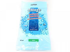 Салфетки влажные "Clingo" для рук и лица CLT-F-40 (40шт) алоэ