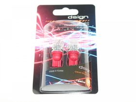 XT10-0018R,Лампа светодиодная Dsign,цоколь T10, 1 сверхяркий диод с линзой,красный