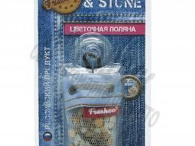 Ароматизатор воздуха подвесной меловой "Freshco jeans&stone" jst-05 Цветочная поляна