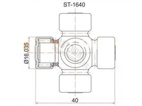 Крестовина GMB ST-1640