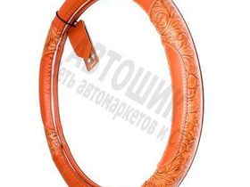 Чехол на руль "ROYAL" R582 Khaki+Coffe S