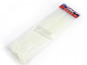 Хомут нейлоновый белый 100шт (4,8ммх30см) ZT-003-R ABRO Masters