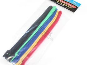 Хомут-липучка нейлоновый морозостойкий 10шт (12мм х 20см) HLT-1220-R ABRO Masters