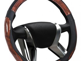 Чехол на руль "SENATOR Oregon" OPLS0403 нескользящая кожа, M, d=38см, дерево