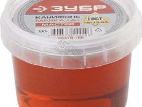 Канифоль для паяльных работ, пластиковая банка, 100г 55470-100