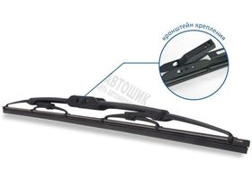 Щетка стеклоочистителя Goodyear Frame 17/43см всесезонная каркасная, 3 переходника GY000317