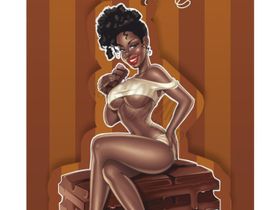 Ароматизатор воздуха подвесной на бумажной основе "Freshco Babies" BBS-08 Choco Mama/Шоколад