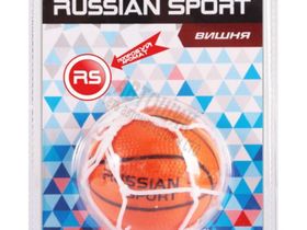Ароматизатор воздуха подвесной текстильный "AZARD Russion Sport Баскетбольный мяч" RS-08 Вишня