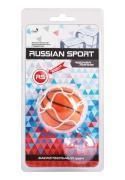 Ароматизатор воздуха подвесной текстильный "AZARD Russion Sport Баскетбольный мяч" RS-07 Черная лин