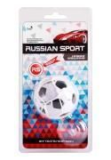 Ароматизатор воздуха подвесной текстильный "AZARD Russion Sport Футбольный мяч" RS-05 Ваниль