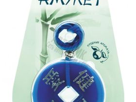 Ароматизатор воздуха подвесной гелевый "AZARD Амулет Дружба" AMT-07 Черника