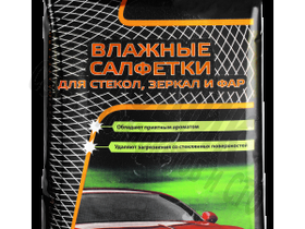 EL-0310.02 Влажные салфетки для стекол, зеркал и фар 25 шт./72 пачки