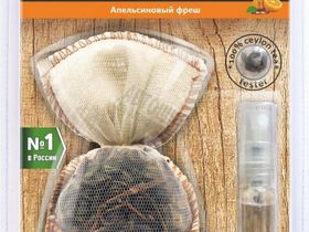 Ароматизатор воздуха подвесной органик "Freshco Tea" TE-22 Апельсиновый фреш