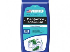 Салфетки влажные освежающие 30шт CW-100-F ABRO