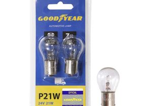 Автолампа Goodyear P21W 24V 21W BA15s (блистер: к-т 2шт.) GY012422