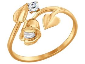 Золотое кольцо sokolov арт 837