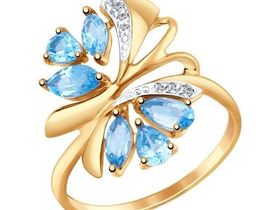 Золотое кольцо sokolov арт 1220