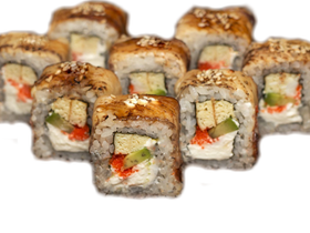 Унаги обжаренный с лососем