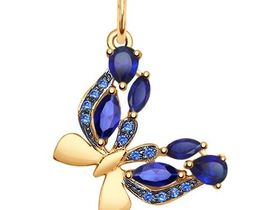 Золотая подвеска sokolov арт п-589