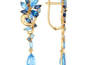 Золотые серьги sokolov арт 1413