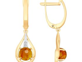 Золотые серьги sokolov арт 1412