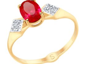 Золотое кольцо sokolov арт 1318