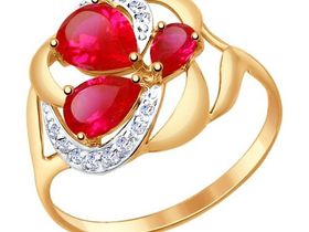 Золотое кольцо sokolov арт 1380