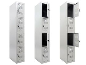 Шкаф для одежды, раздевалок (базовый модуль) ML 14-30