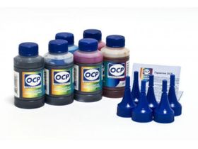 Комплект чернил OCP (BK/C/M/Y 155, CL/ML 156) для картриджей EPS L800 C КОДАМИ, 70 gr x 6