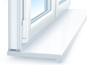 Подоконник пластиковый белый, ширина 300 мм, длина 1,8 м