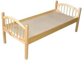 Кровать для детского сада Ангелина массив березы, фанера