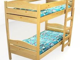 Кровать детская двухъярусная для детского сада