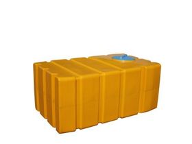 Емкость 1000л прямоугольная горизонтальная 1640*980*710