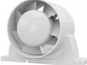Вентилятор вытяжной, канальный, осевой Домовент 100 ВКОк (с кронштейном)