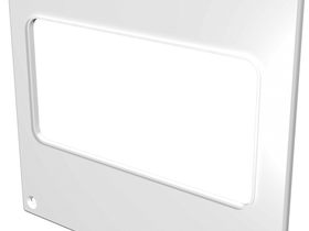 Накладка торцевая пластик 150х150 для плоских воздуховодов 60х120