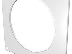 Накладка торцевая пластик 150х150 для круглых воздуховодов D100