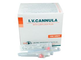 Катетер внутривенный однократного применения Suruflon, 20G (с крыльями и дополнительным портом), в упаковке 100 шт., Индия (SURU INTERNATIONAL PVT. LTD.) 100/1000
